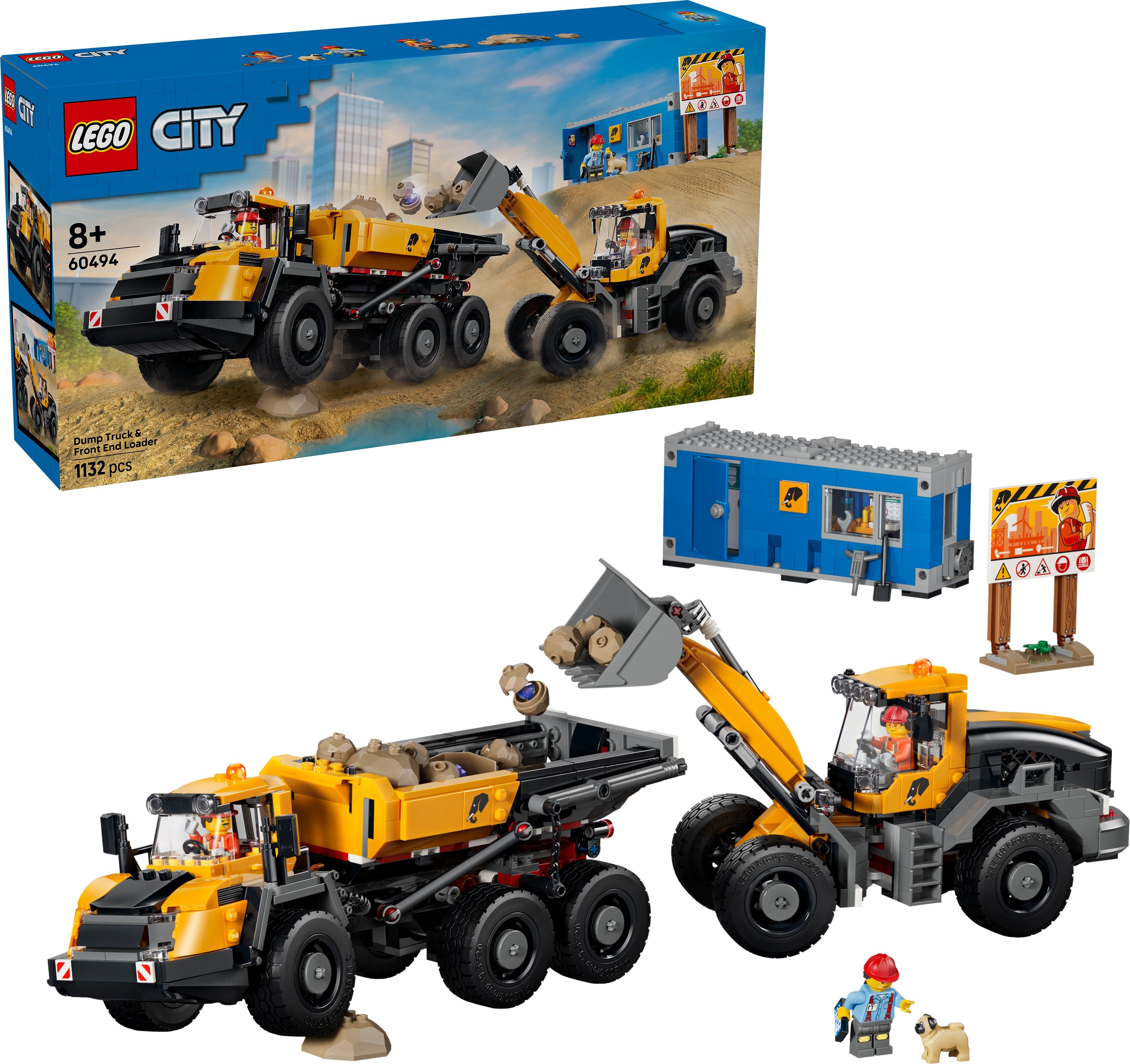 LEGO City 60494 Kipplaster und Schaufellader - Bild 1