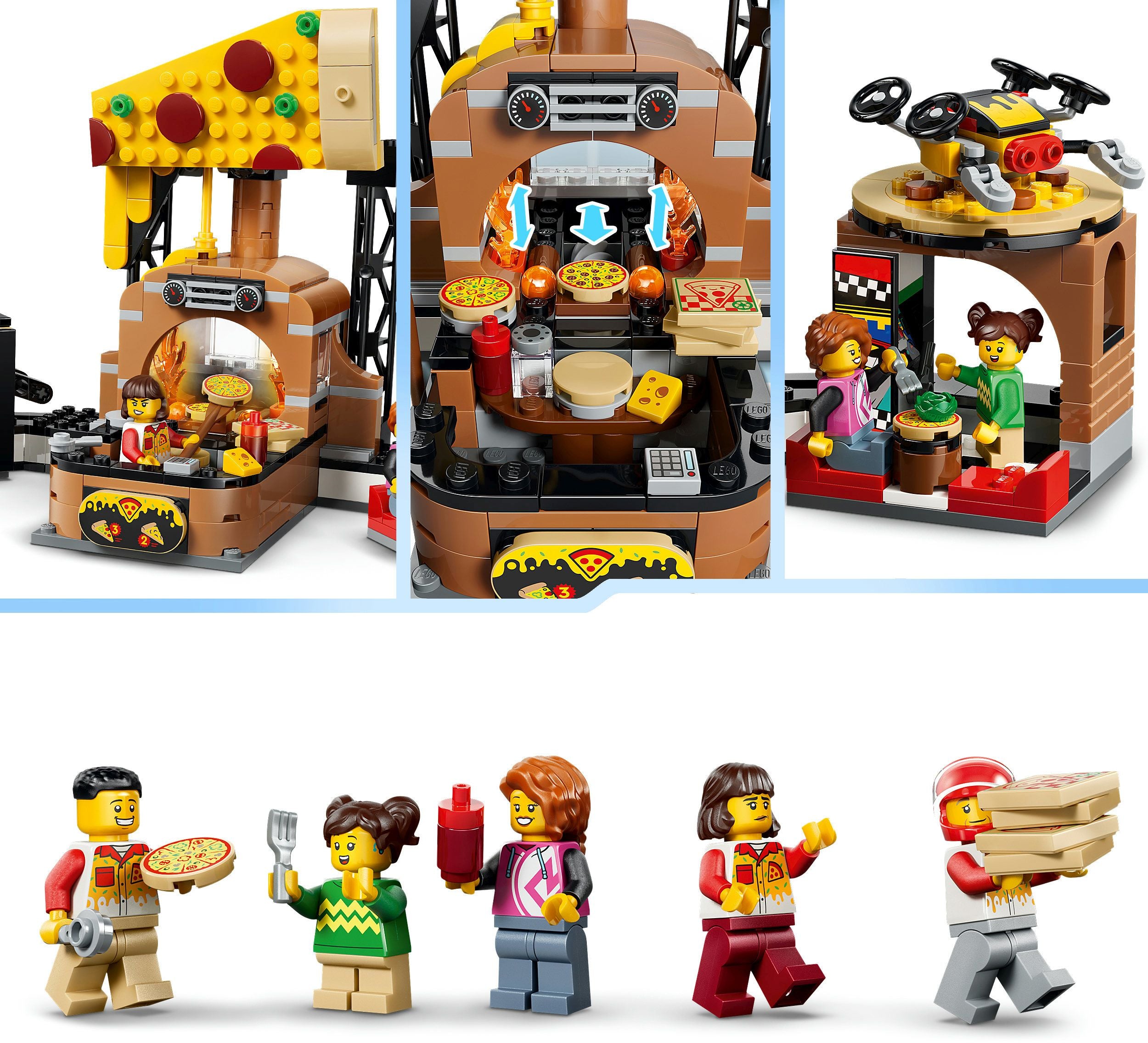 LEGO City 60496 Pizza-Liefererlebnis mit Fahrzeugen - Bild 6