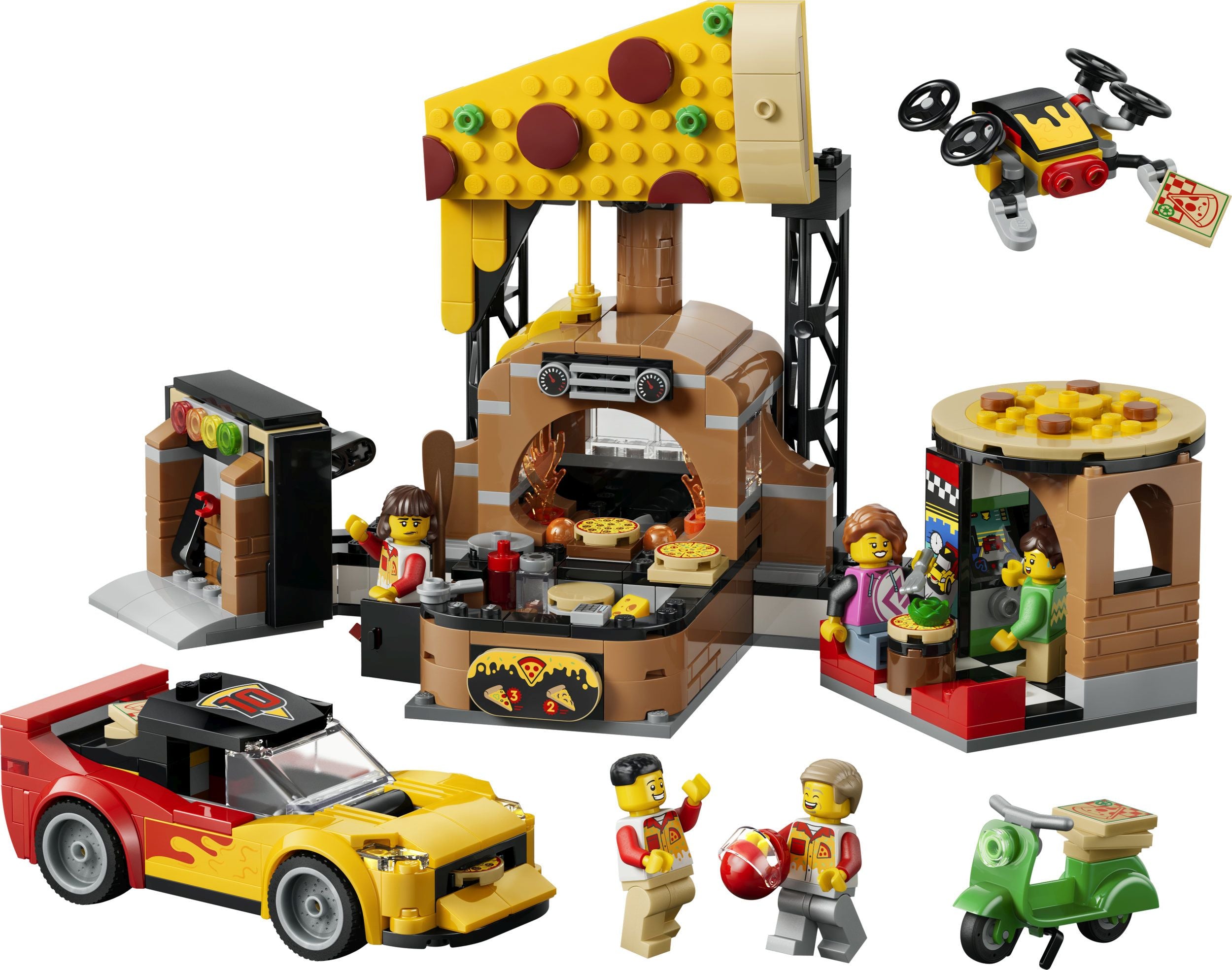 LEGO City 60496 Pizza-Liefererlebnis mit Fahrzeugen - Bild 2