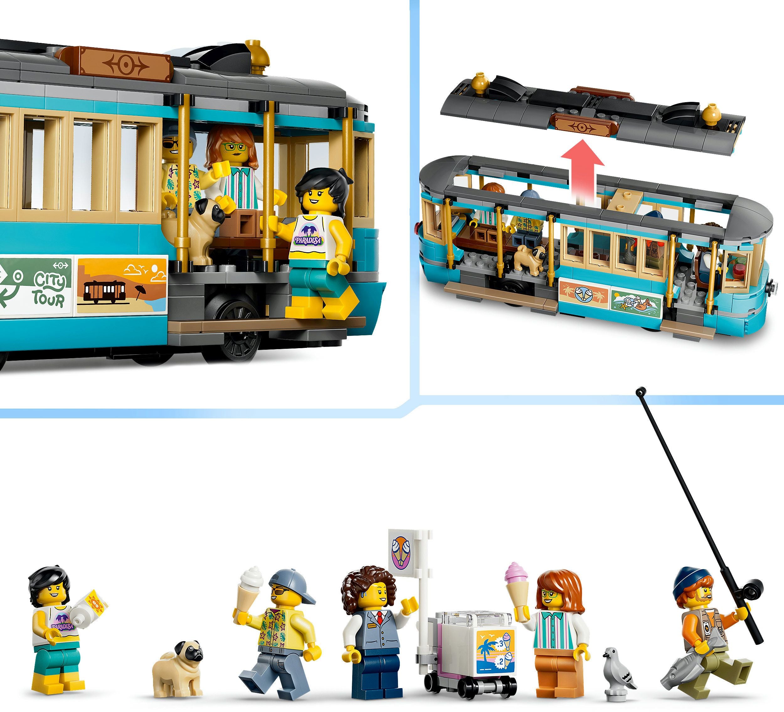 LEGO City 60506 Klassische Strandstrassenbahn - Bild 6