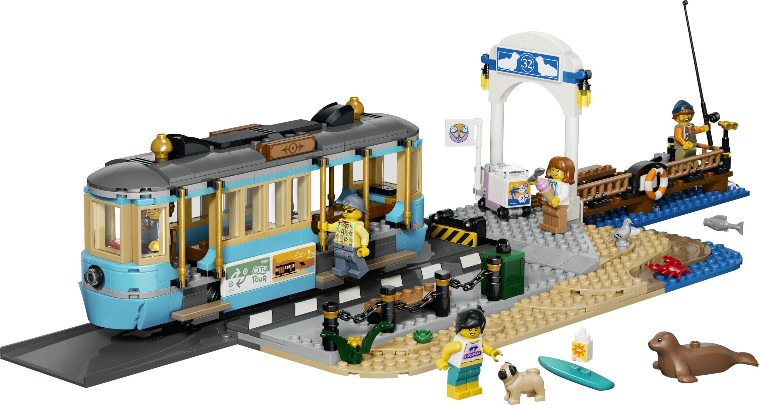 LEGO City 60506 Klassische Strandstrassenbahn - Bild 2