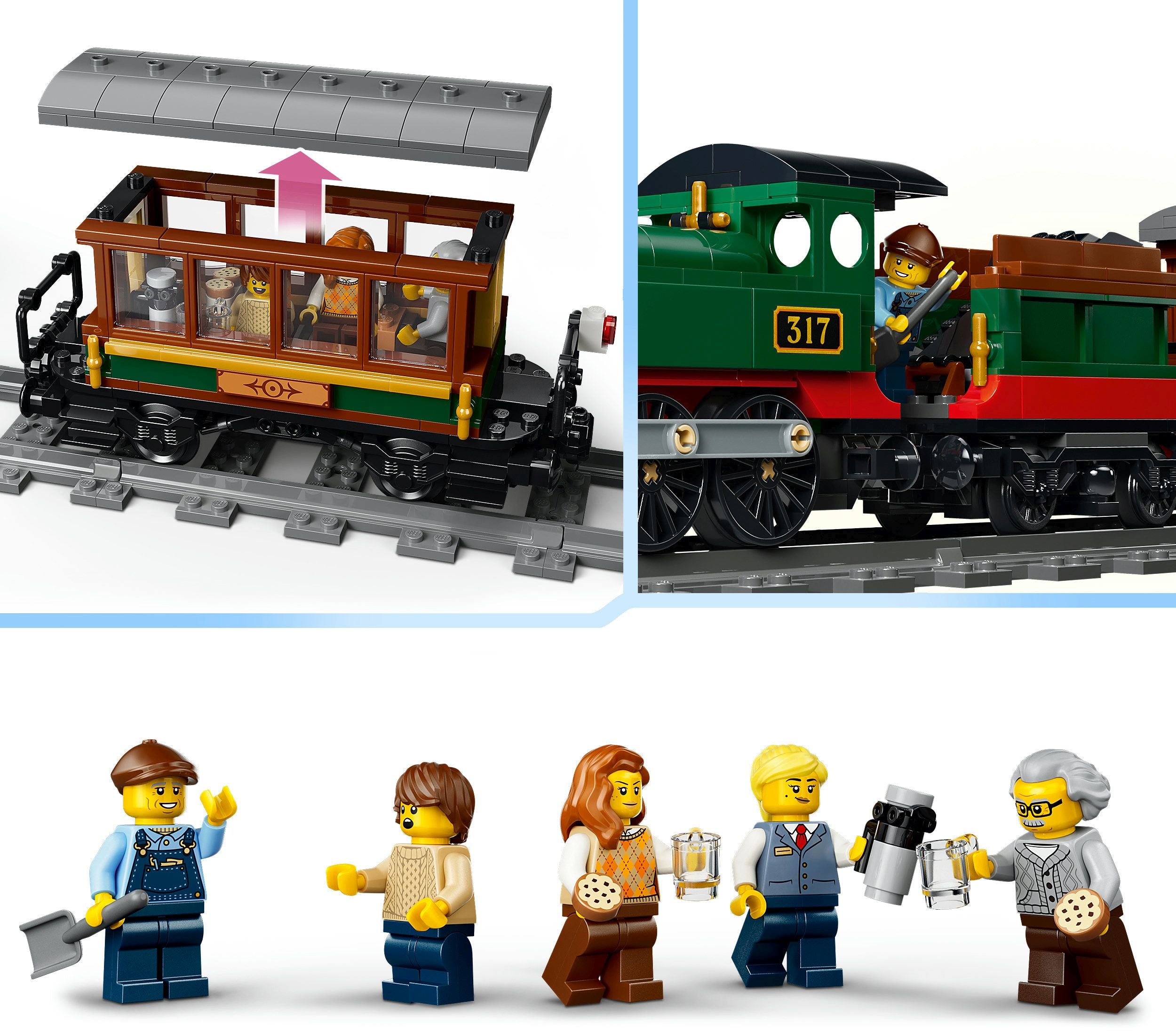 LEGO City 60511 Klassischer Dampfzug - Bild 5