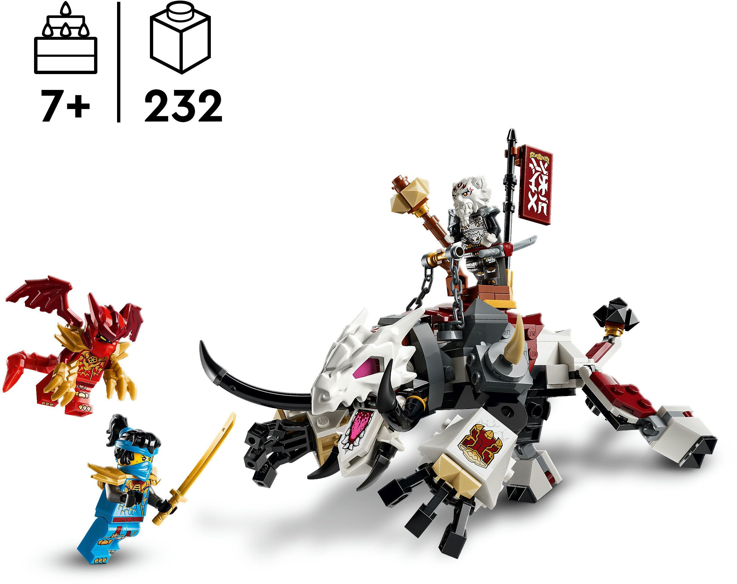 LEGO Ninjago 71863 Zilvar auf seinem Drachentier Grimtak - Bild 5