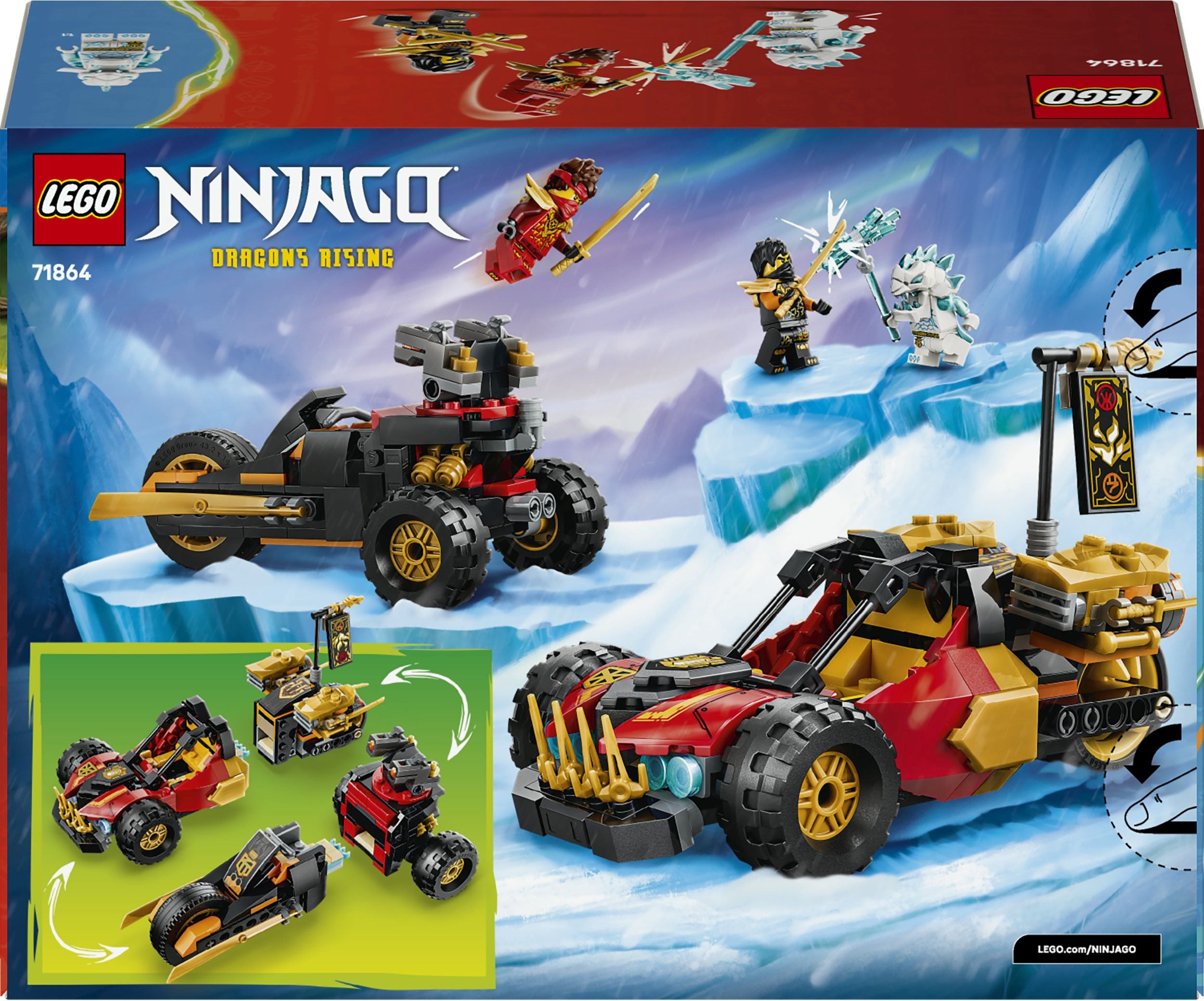 LEGO Ninjago 71864 Kais und Coles Kombi-Flitzer - Bild 5