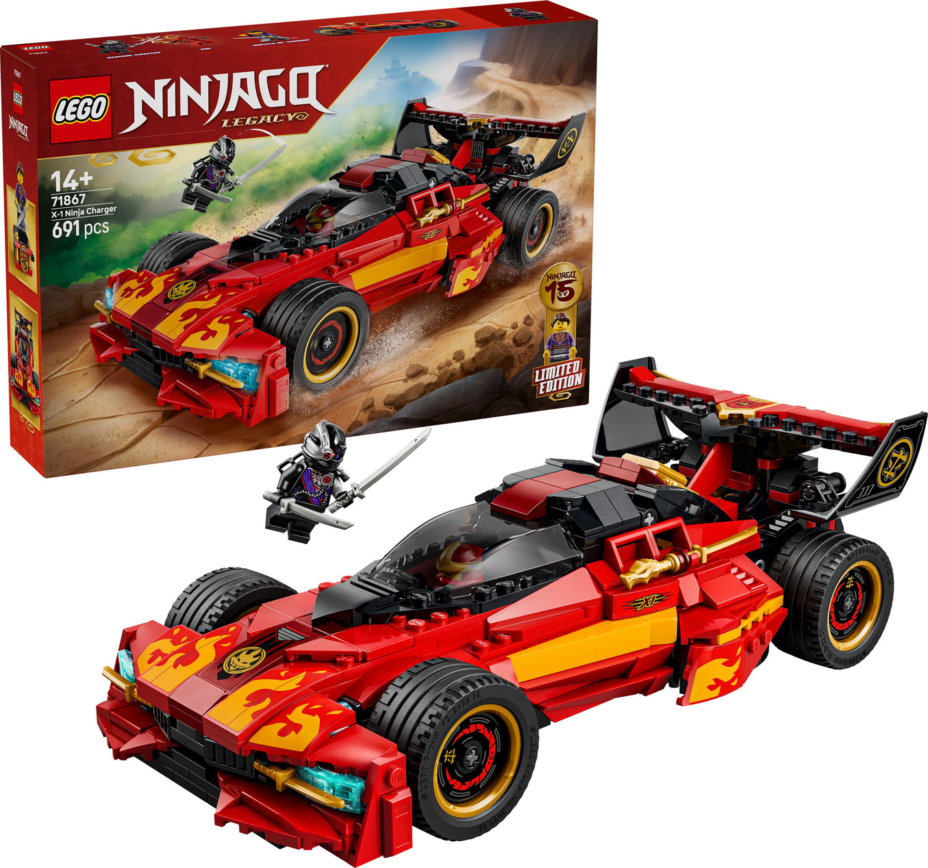 LEGO Ninjago 71867 15-jähriges Jubiläum: X-1 Ninja Supercar