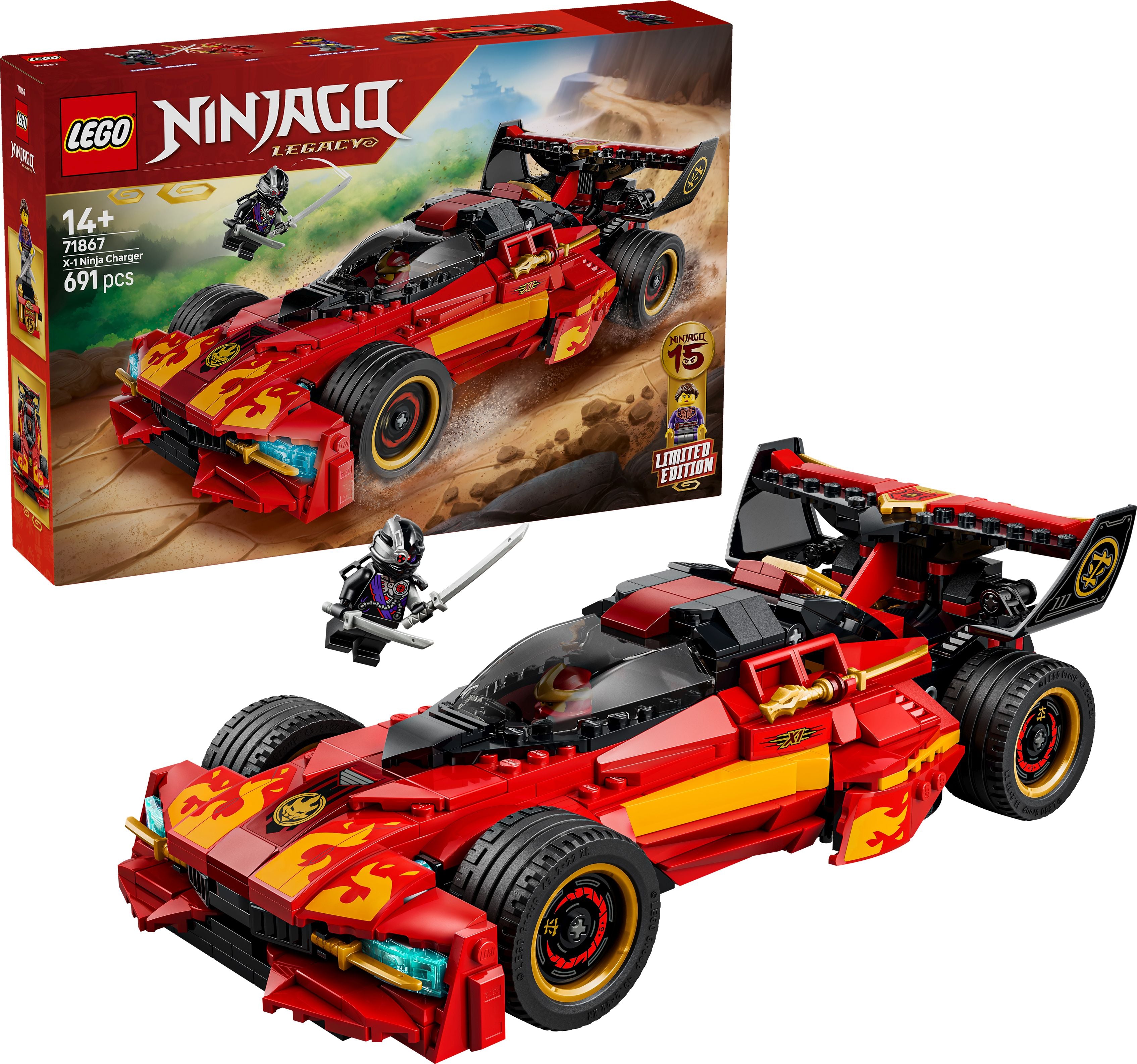 LEGO Ninjago 71867 15-jähriges Jubiläum: X-1 Ninja Supercar - Bild 1