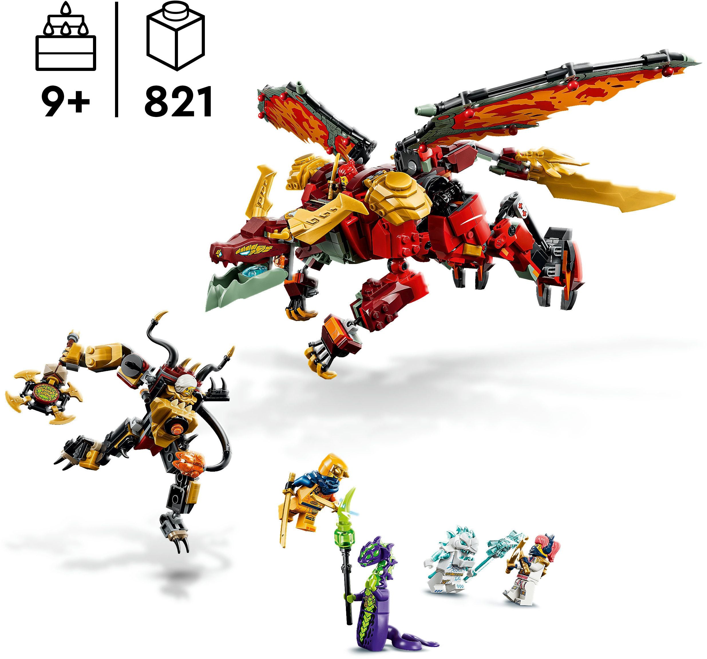 LEGO Ninjago 71868 Wyldfyres Drachenmech - Bild 8