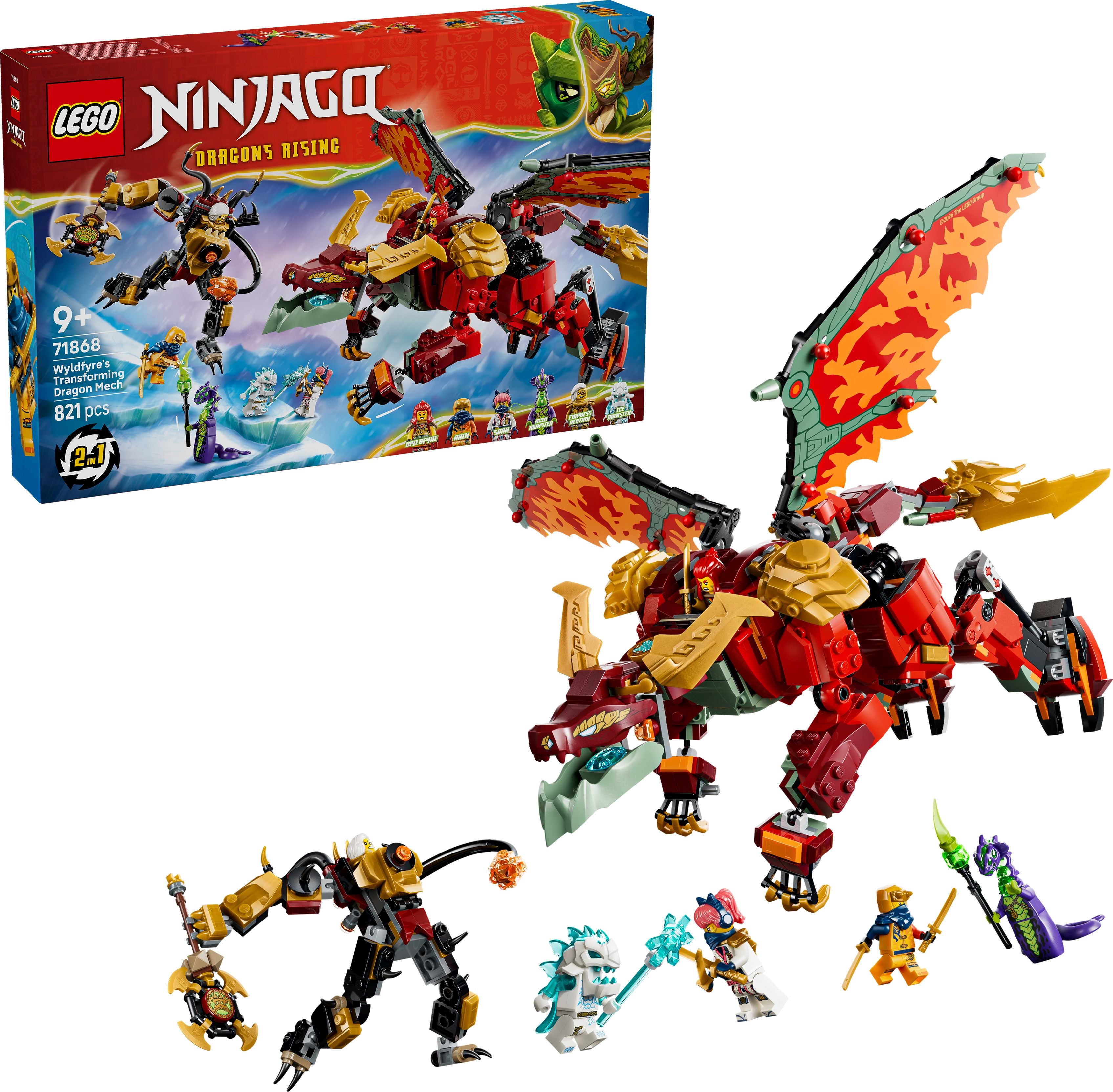 LEGO Ninjago 71868 Wyldfyres Drachenmech - Bild 1