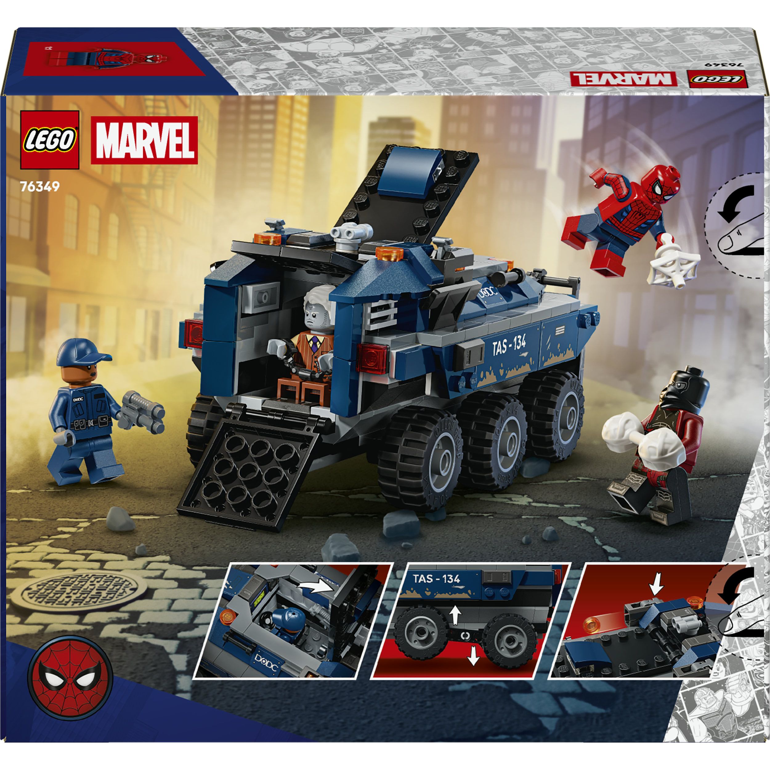 LEGO® Marvel Super Heroes™ 76349 Spider-Man Jagt den Gefängnistransporter - Bild 8