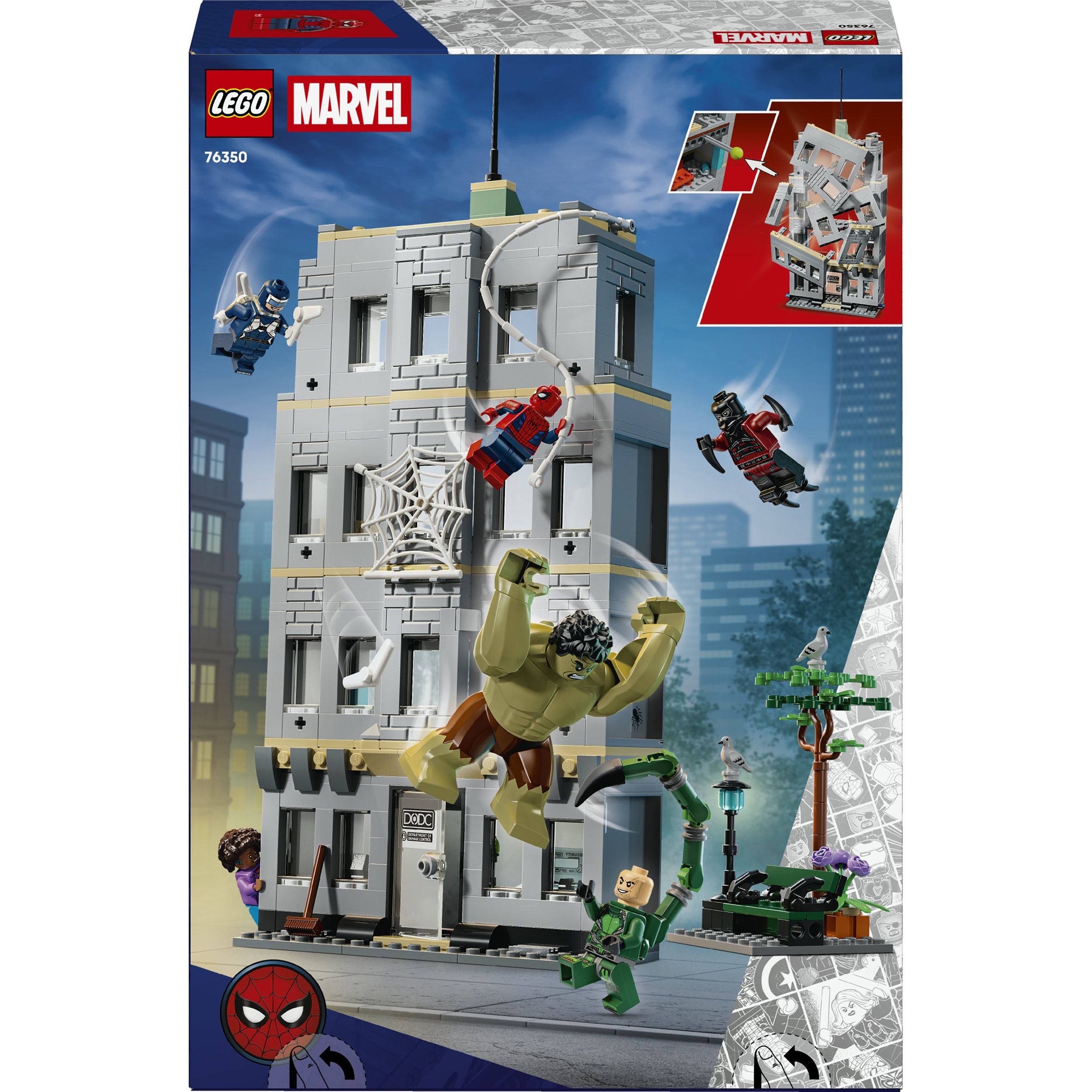 LEGO® Marvel Super Heroes™ 76350 Grosser Showdown: Spider-Man vs. Hulk - Bild 6