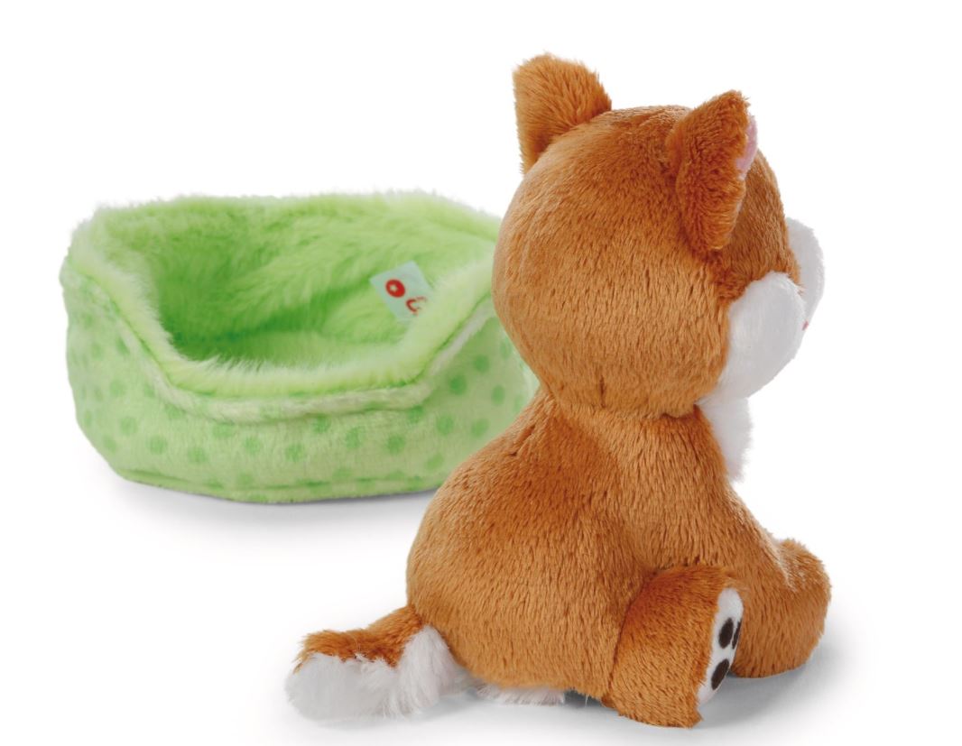Nici Sleeping Pets Hund Shiba Inu im grünen Körbchen - Bild 3