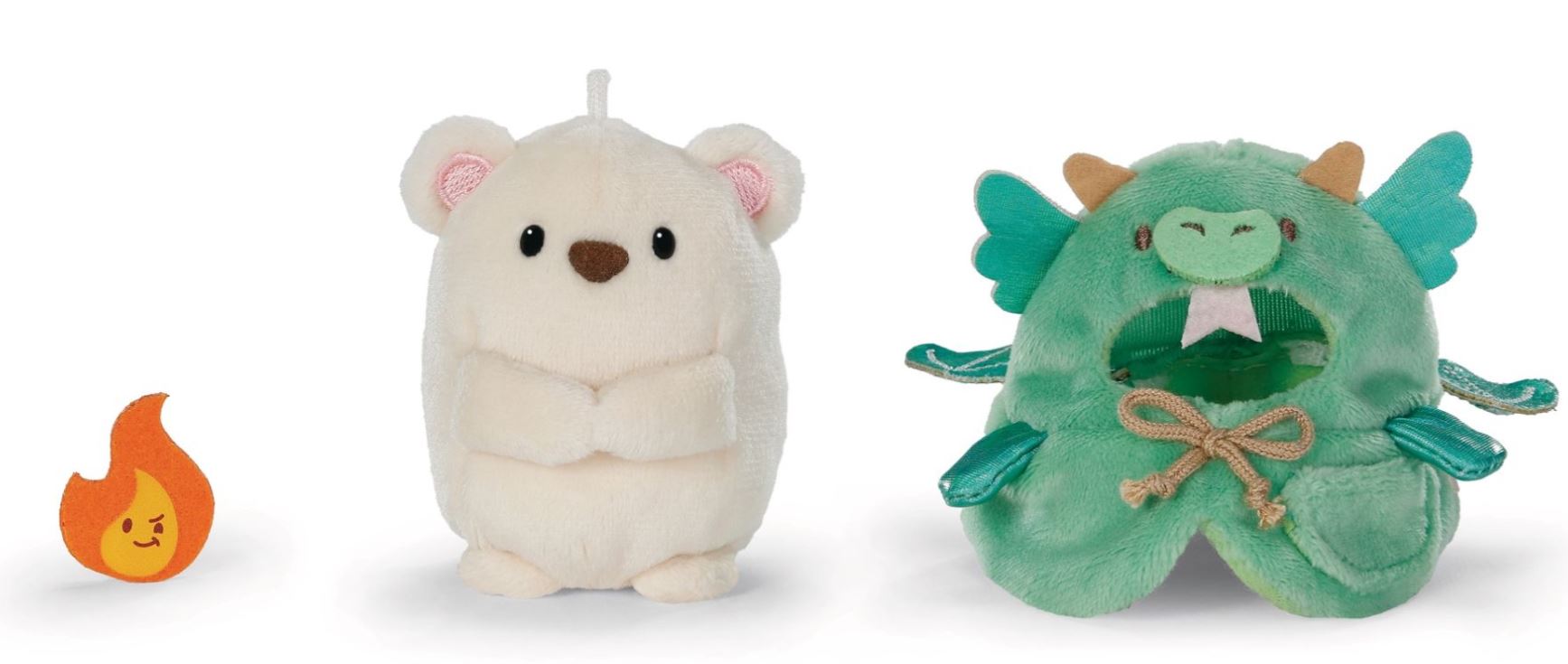Nici mymochi 3in1 Eisbär Snono mit Flamme u. Drachenkostüm - Bild 3