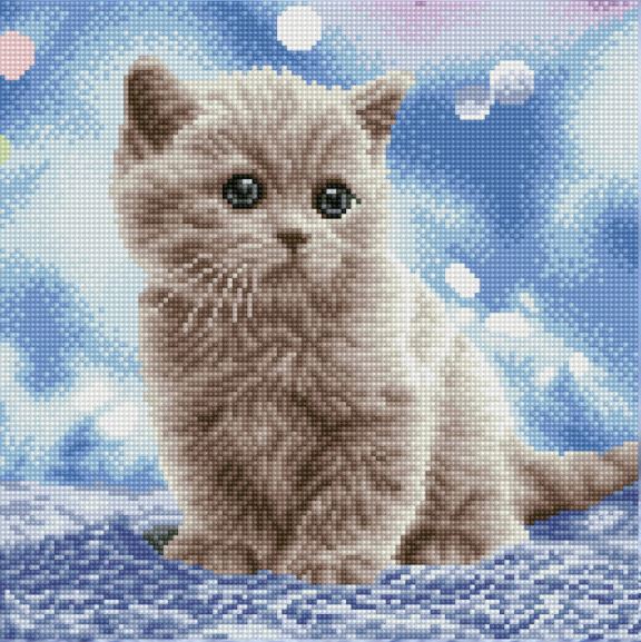 Diamond Painting Katzenbaby - Bild 1