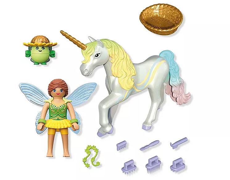 PLAYMOBIL Sammeleinhorn Regenbogenblume mit Fee 71840 - Bild 3