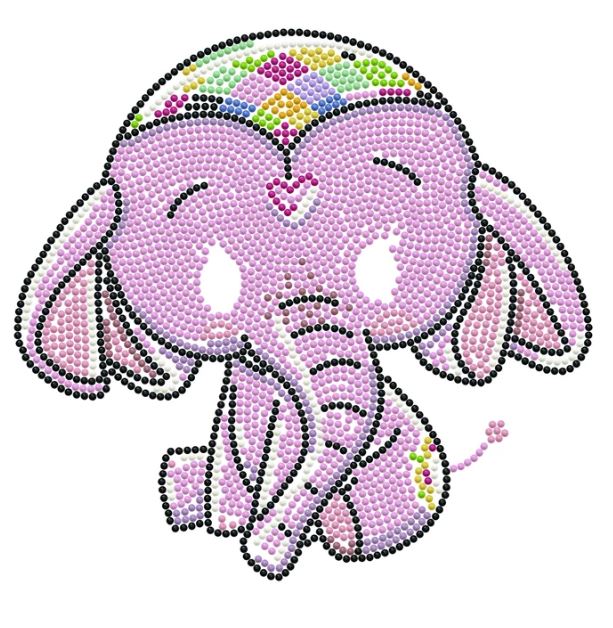 Diamond Painting Baby Elefant - Bild 3