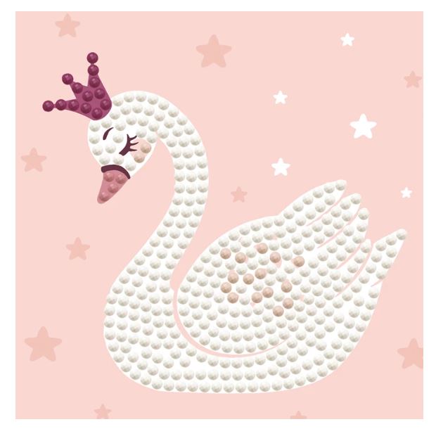 Diamond Painting Mini Schwan Prinzessin - Bild 4