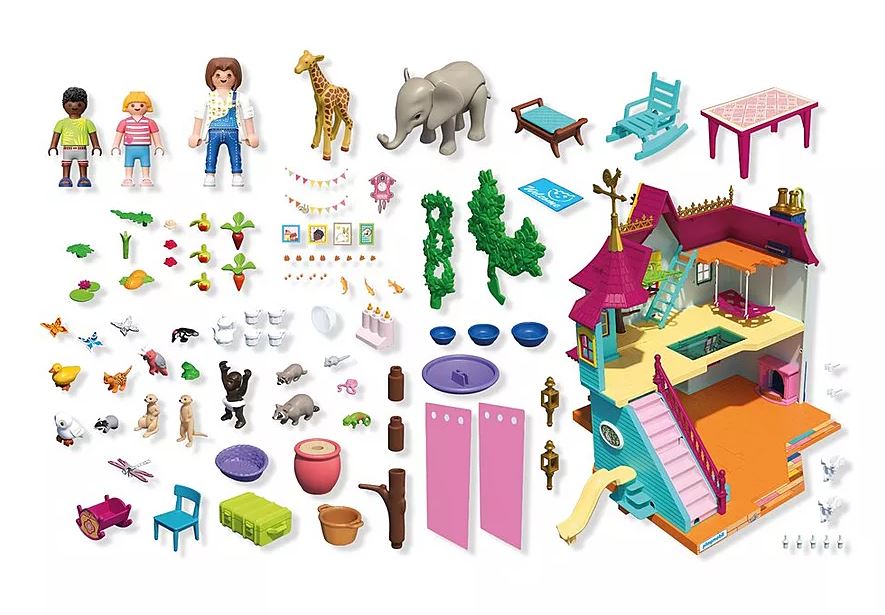 PLAYMOBIL Animals & Friends: Kunterbunte Tiervilla 71852 - Bild 3