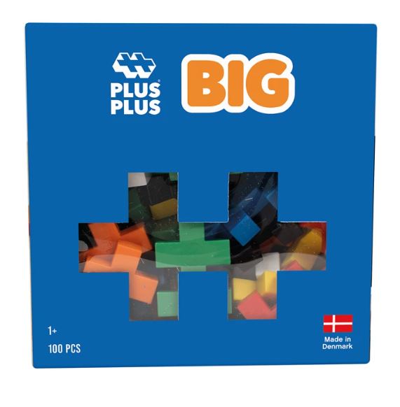 Plus Plus Kreativ Bausteine Basic 100 pcs BIG - Bild 1
