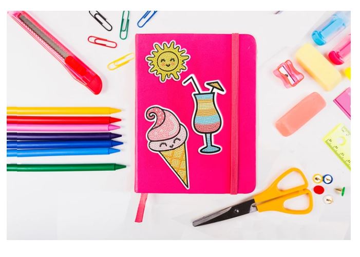 Diamond Painting Sticker Sommer - Bild 3