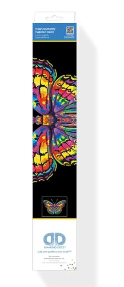 Diamond Painting Neon Schmetterling - Bild 3