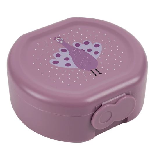 Snackbox mit Klickverschluss 2er Set Pfau - Bild 3