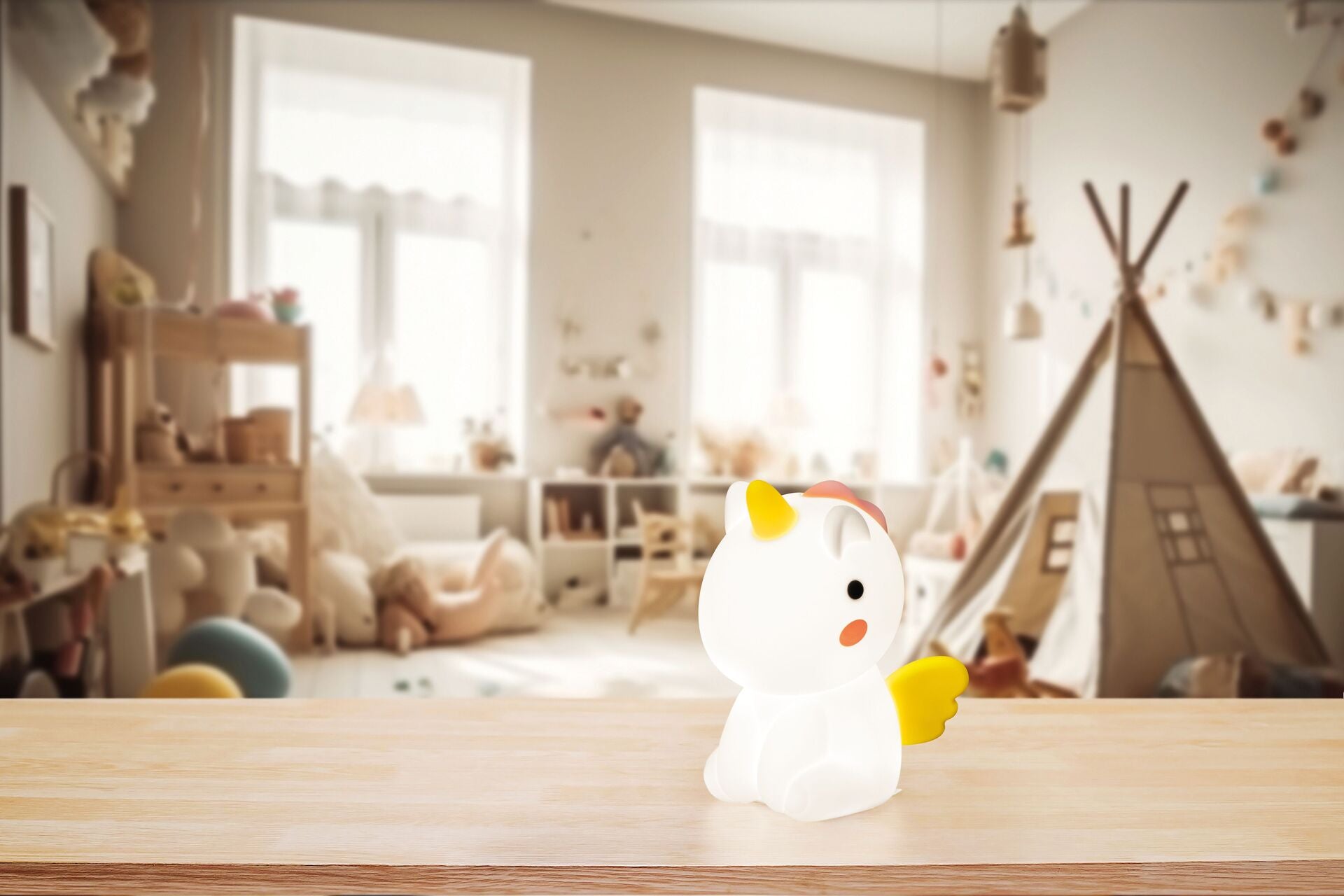 Nachtlicht Unicorn Emily, weiss - Bild 3