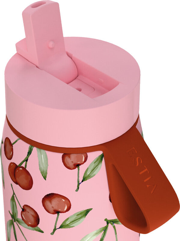 ESTIA Edelstahl Trinkflasche Pulse 5 dl Cherry Rose - Bild 3