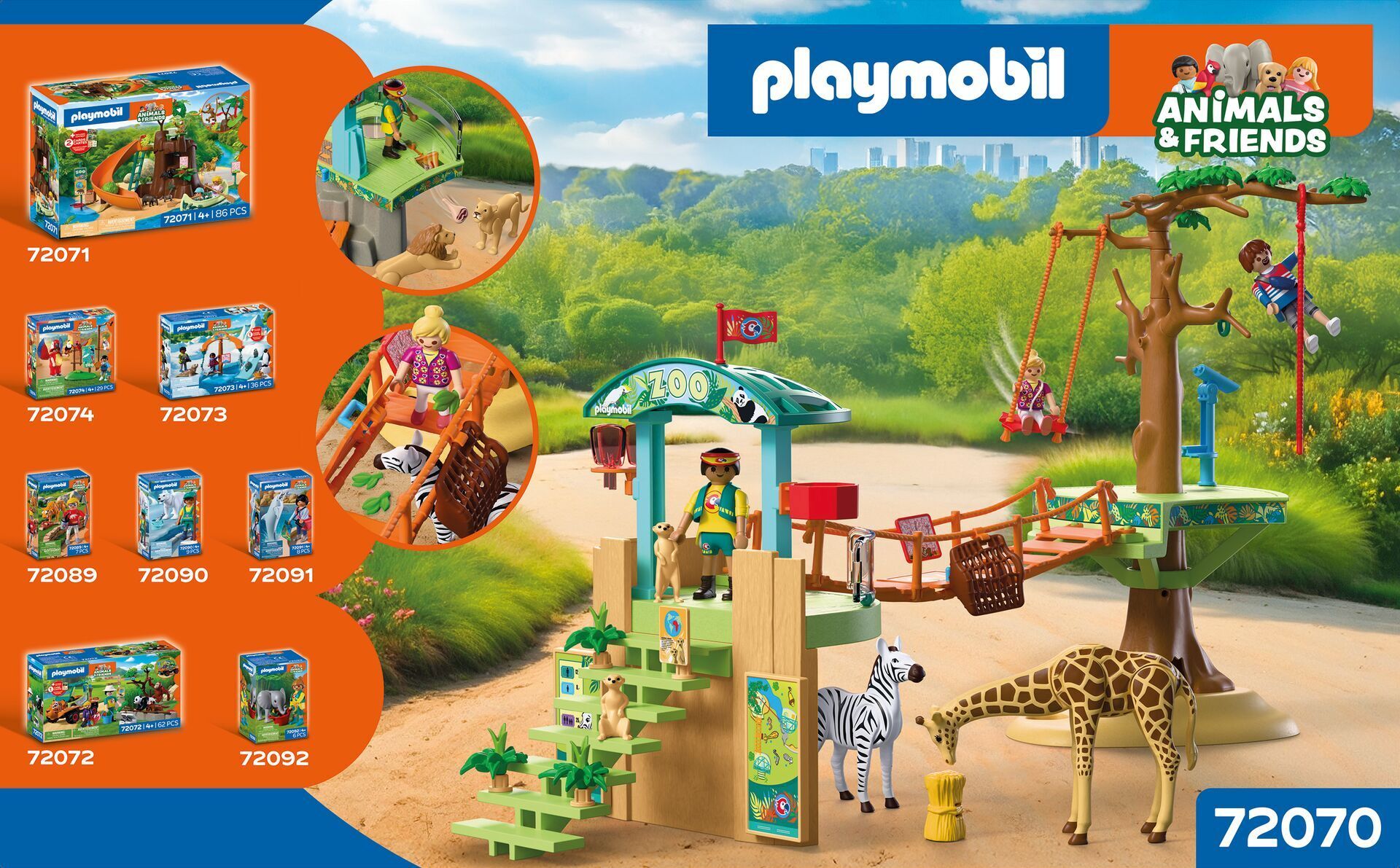 PLAYMOBIL Animals & Friends: Zoo: Wildnis-Kletterpark 72070 - Bild 3