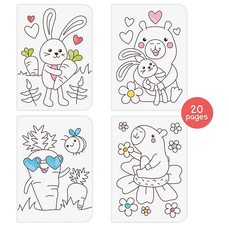 Capybara Stickermalbuch inkl. Diamond-Sticker - Bild 3