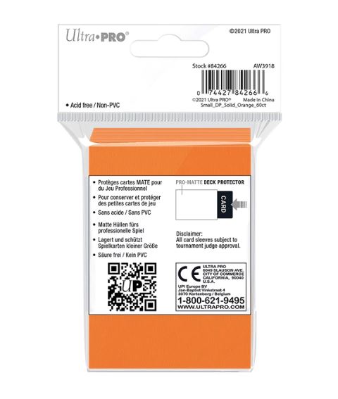 Schutzhüllen für Sammelkarten Orange 60 Stk. - Bild 3