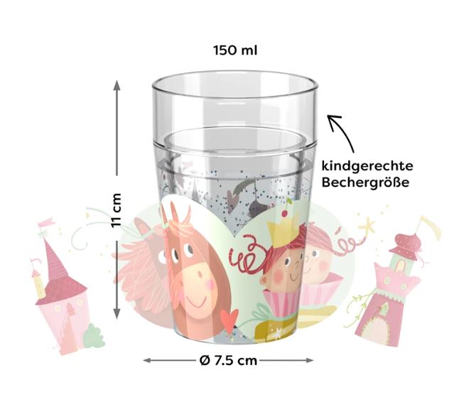 Haba Glitzerbecher Prinzessin & Pferd - Bild 3