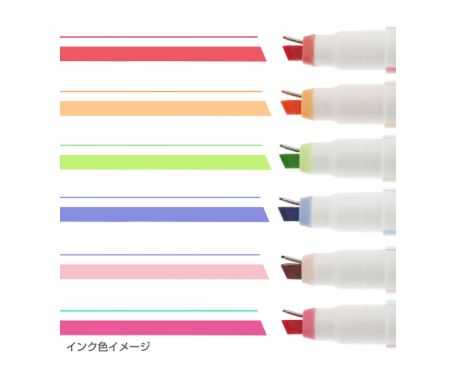 Sun-Star Ninipie Pen & Marker mit zwei Stiften  auf einer Spitze, 6er-Set - Bild 4