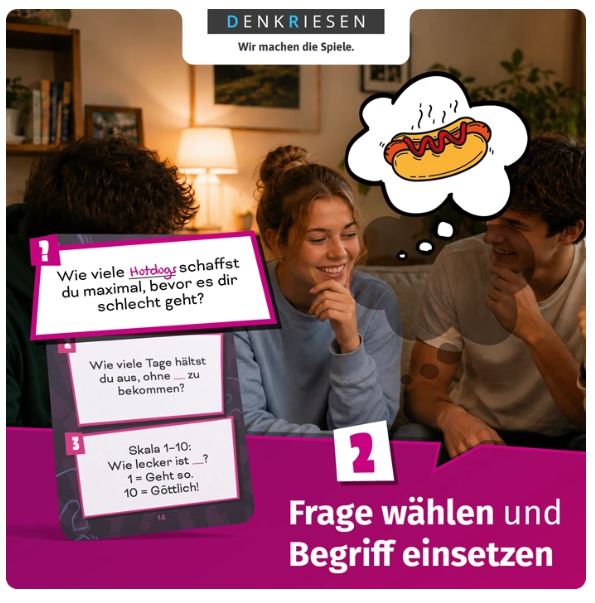 Denkriesen Voll Verschätzt - Kartenspiel Party Edition - Bild 3