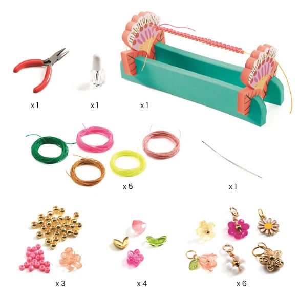 Djeco Makramee-Armbänder Rosa - Bild 3