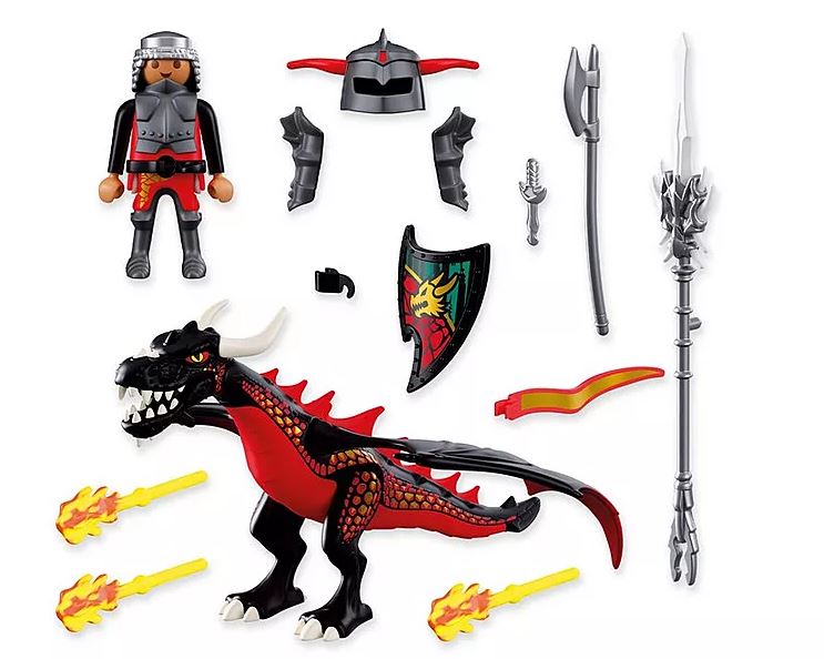 PLAYMOBIL Knights Schwarzer Drache 72114 - Bild 3