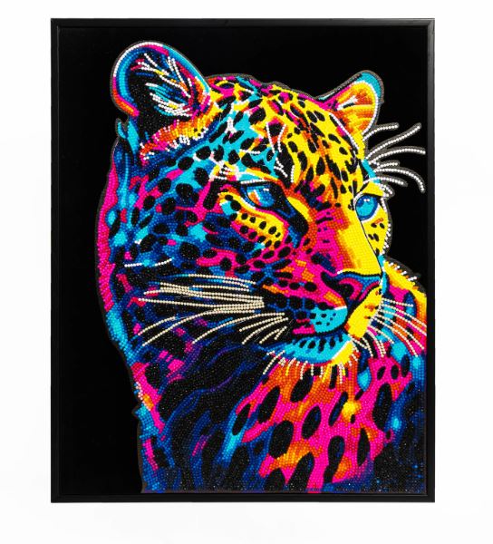 Diamond Painting Neon Leopard - Bild 3