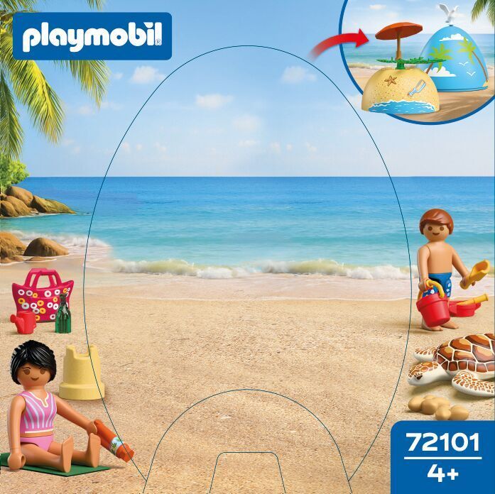 Playmobil Spiel-Ei: Strandurlaub 72101 - Bild 3