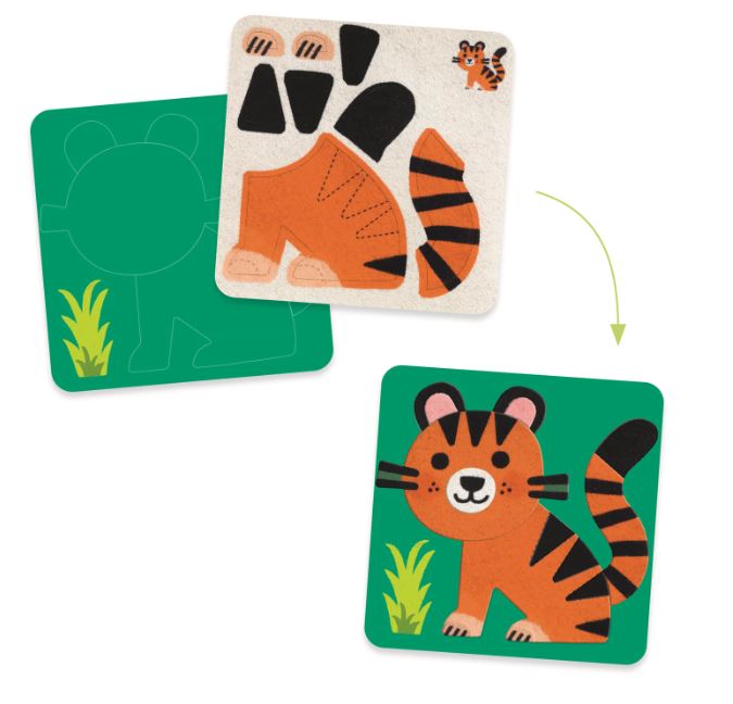 Djeco Filzbilder Kuschelige Tiere - Bild 3
