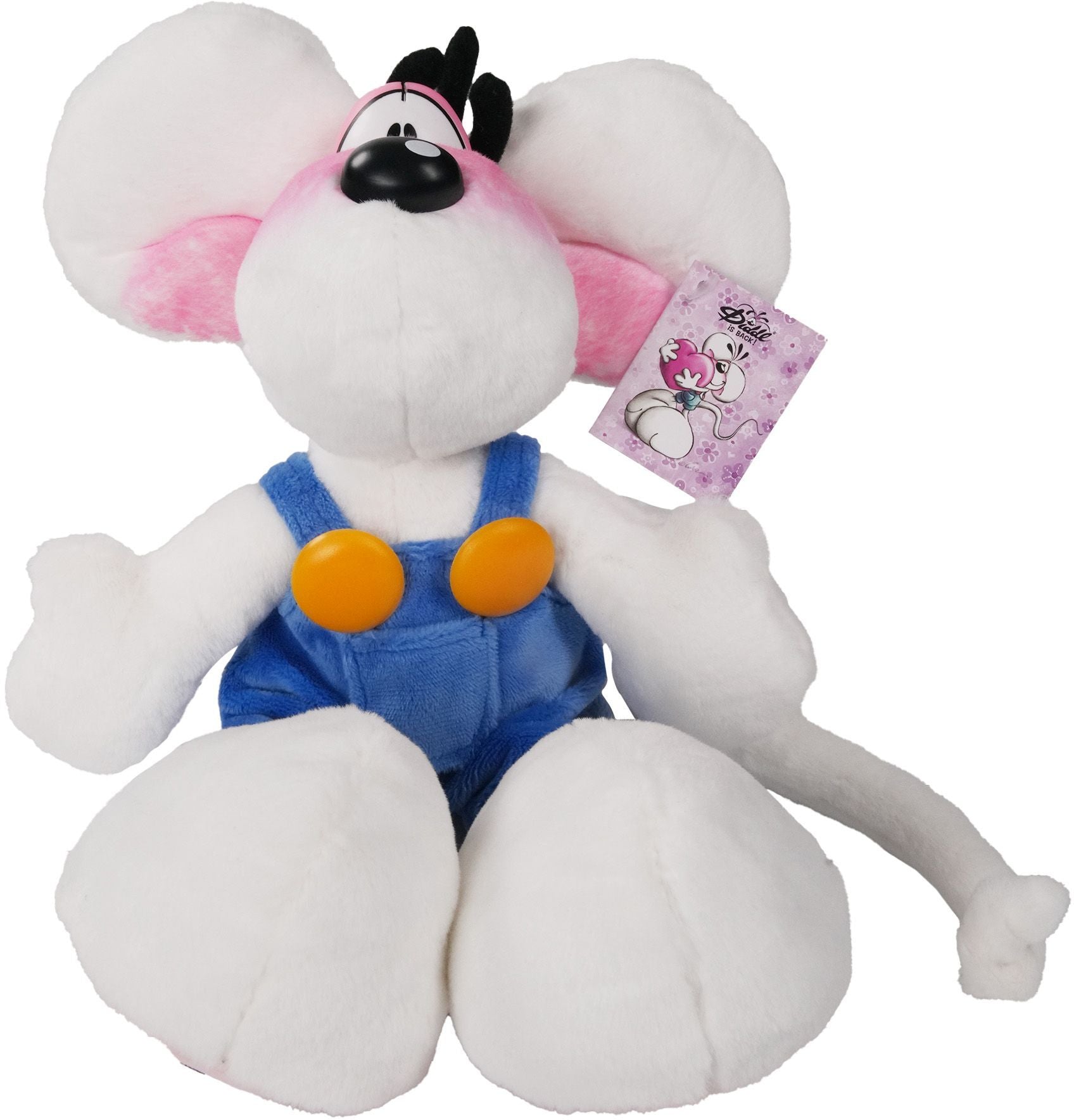 Plüschtier Diddl in blauer Latzhose 30cm - Bild 3