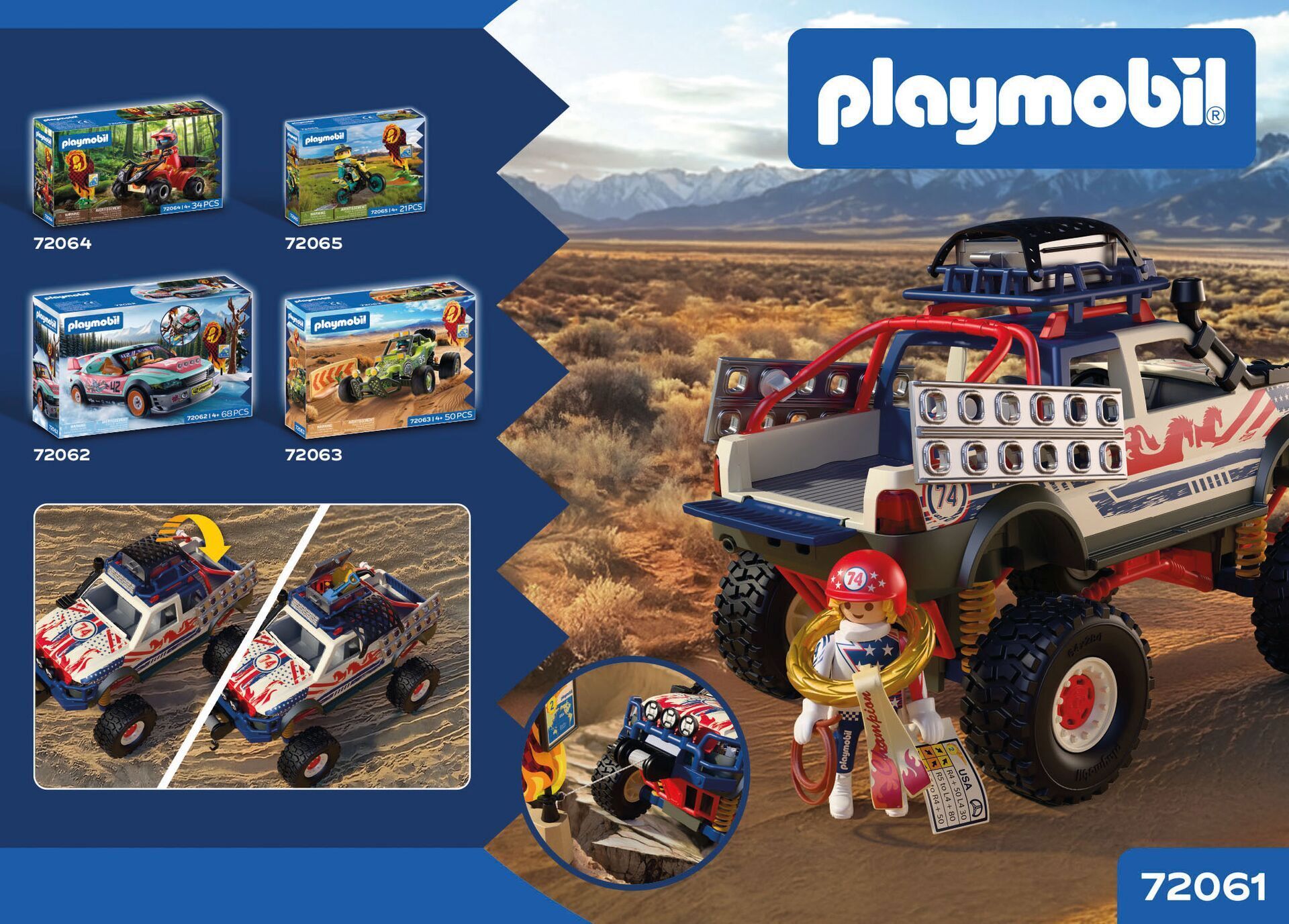 PLAYMOBIL Offroad Truck 72061 - Bild 3