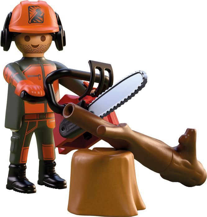 PLAYMOBIL Special Plus Waldarbeiter mit Kettensäge 72150 - Bild 3