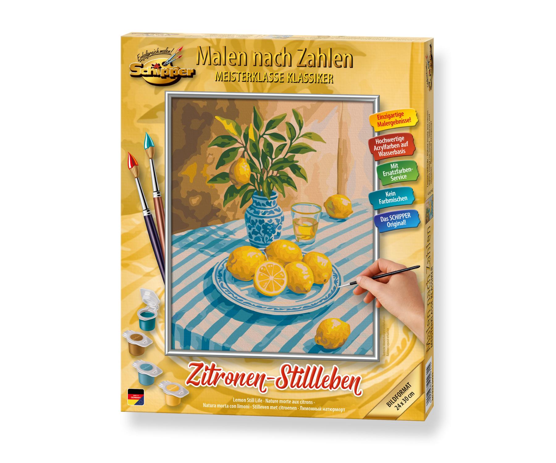 Schipper Zitronen Stillleben Malen nach Zahlen 24x30cm - Bild 2