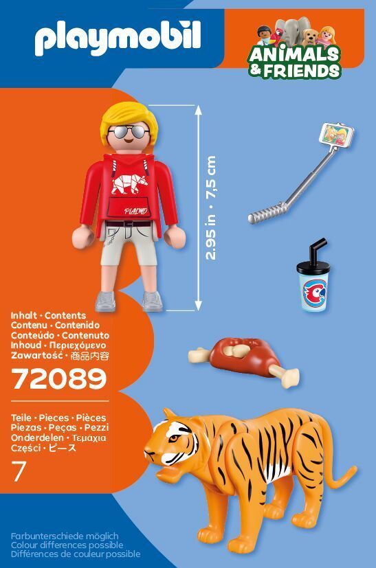 PLAYMOBIL Animals & Friends: Zoo: Tiger und Besucher 72089 - Bild 3
