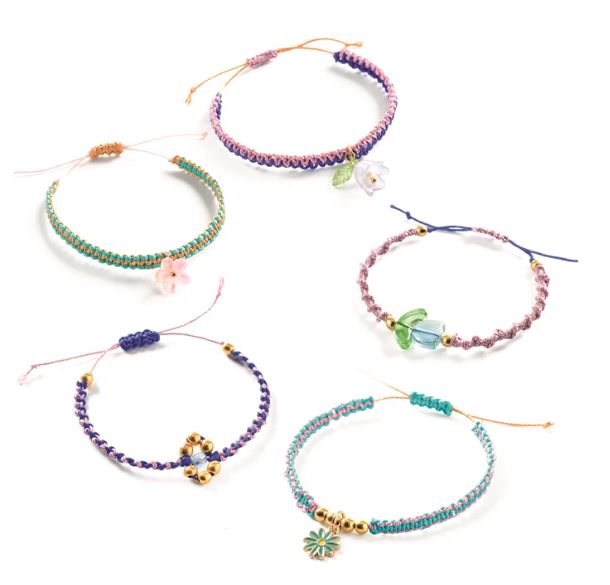 Djeco Makramee-Armbänder Blau - Bild 3