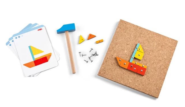 HABA Hammer-Nagelspiel Geo Formen - Bild 3