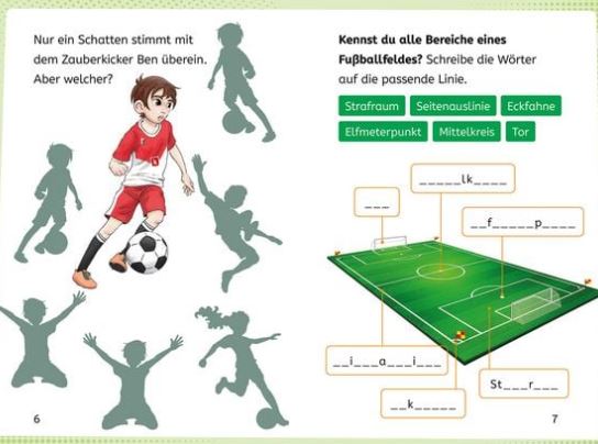 Kosmos kicker Kids, Lesen lernen mit Fussballrätseln - Bild 3