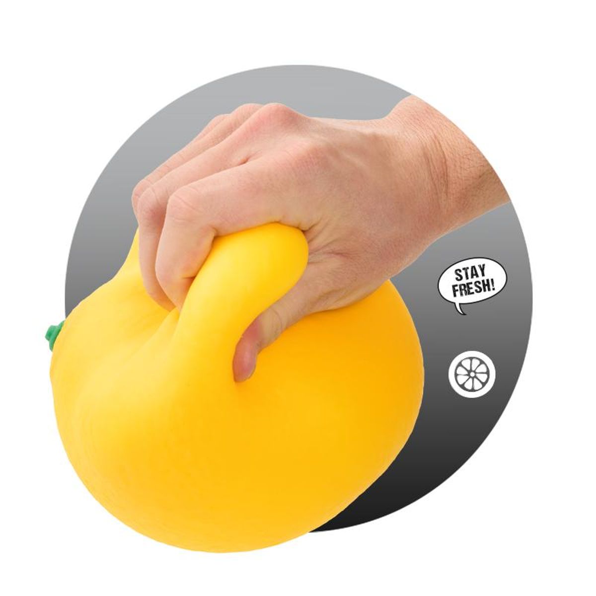 XXL Anti-Stress Zitrone - Bild 3