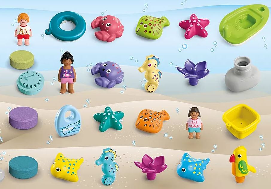 PLAYMOBIL Adventskalender Junior & Tinti : Bunter Badespass 71777 - Bild 3