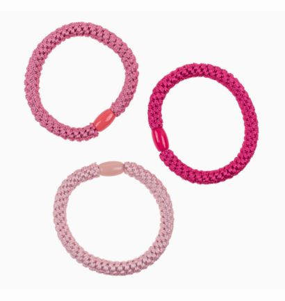 Textil-Haarband/Armband, Pink Shades - Bild 3
