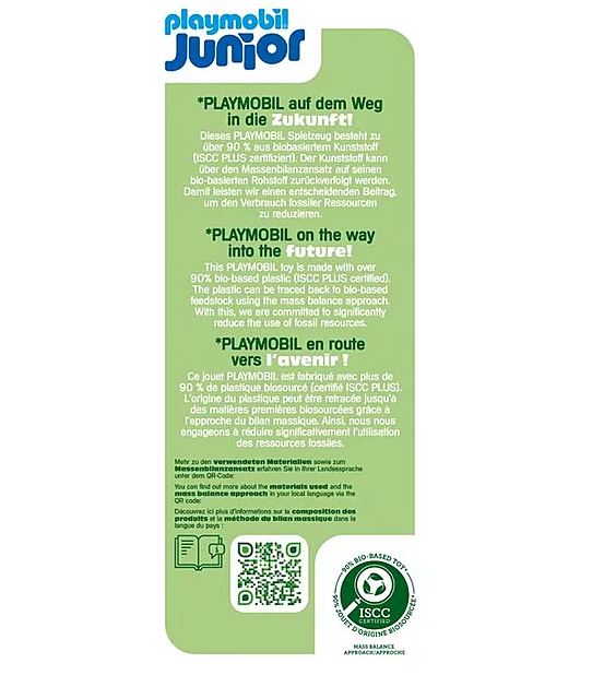 PLAYMOBIL JUNIOR: Spassiges Müllsammelfahrzeug 71774 - Bild 6